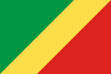 A flag of the republic of congo.